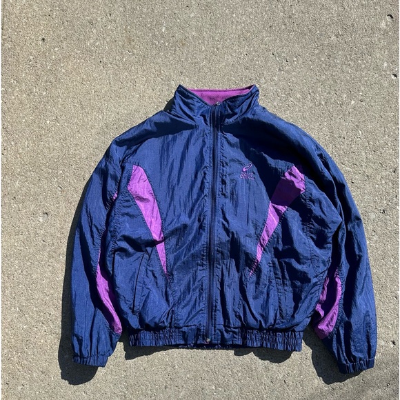 Vintage 80s Asics Windbreaker jacket - Picture 2 of 11